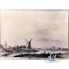 1742 De omgeving van Pannerden met Pannerdense Molen Coll. HKR